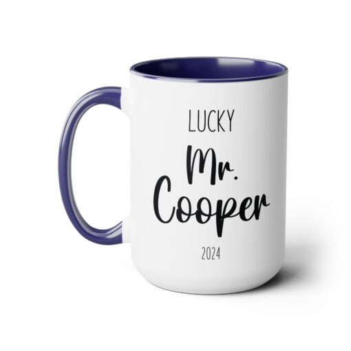 15 oz Lucky Mr Coffee Mug Customized - Image 5