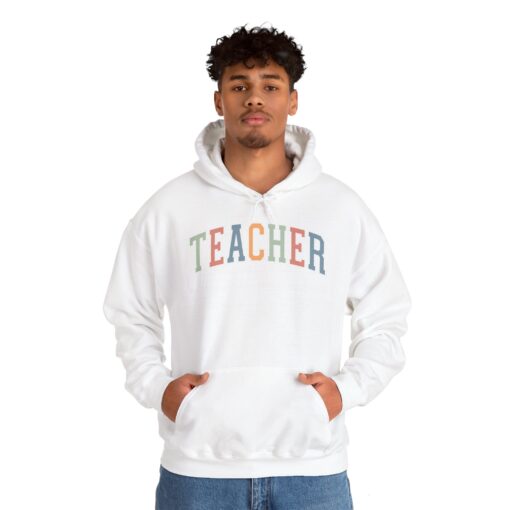 Varsity Teacher Hooded Sweatshirt - Image 20