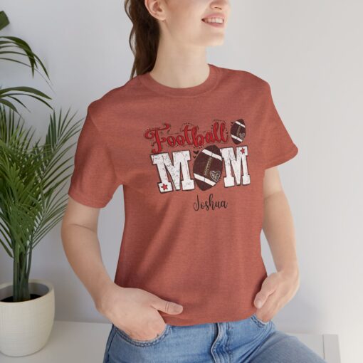 Custom football Mom t shirt - Image 111