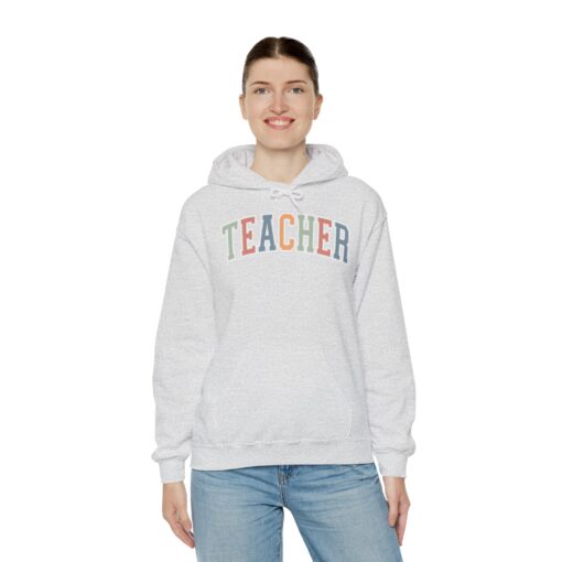 Varsity Teacher Hooded Sweatshirt - Image 34