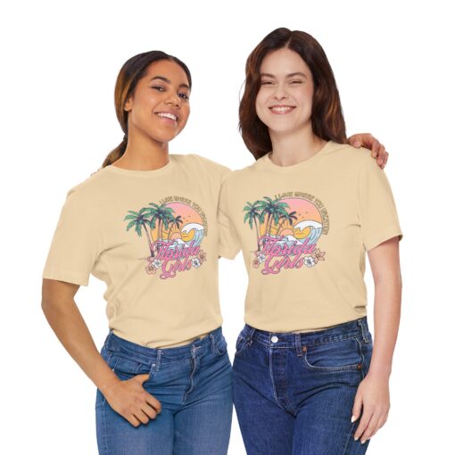 Florida Girls Palm Trees Graphic Tee - Image 143