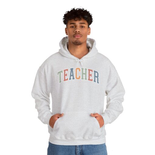 Varsity Teacher Hooded Sweatshirt - Image 33