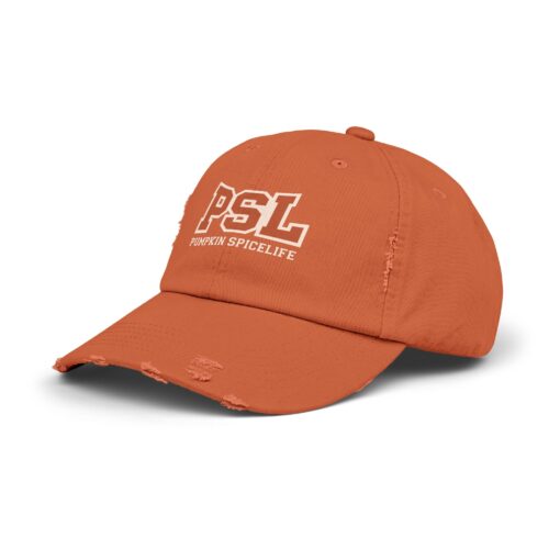 PSL Pumpkin Spice Life Distressed hat - Image 6