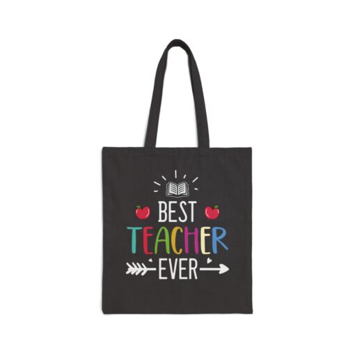 Best Teacher Ever Tote Bag - Image 2