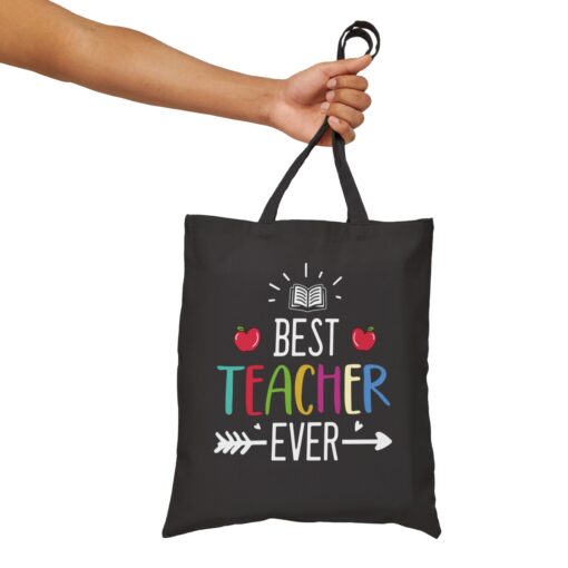 Best Teacher Ever Tote Bag - Image 5