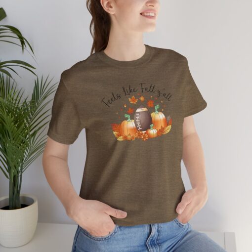 Feels Like Fall Y'all T-Shirt - Image 227