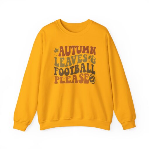 Fall Leaves & Football Sweatshirt - Image 45