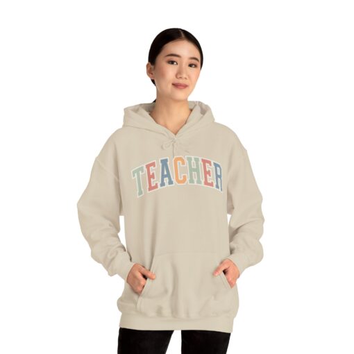 Varsity Teacher Hooded Sweatshirt - Image 6