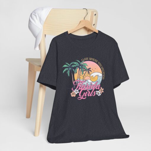 Florida Girls Palm Trees Graphic Tee - Image 211