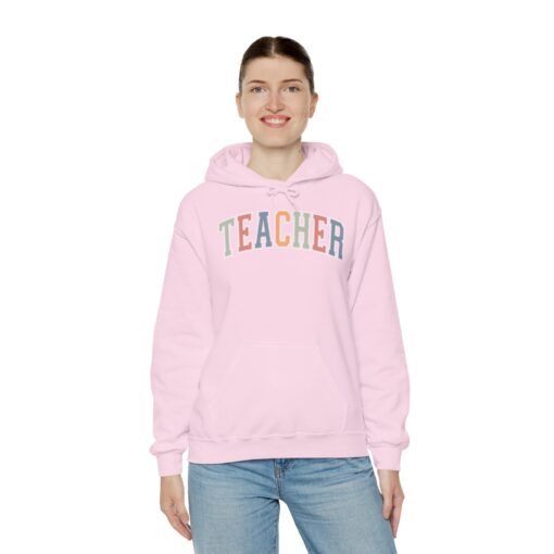 Varsity Teacher Hooded Sweatshirt - Image 60