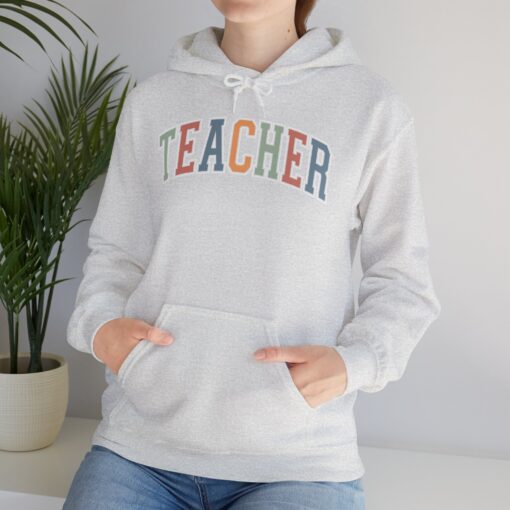 Varsity Teacher Hooded Sweatshirt - Image 39