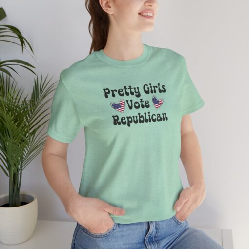 Pretty Girls Vote Republican Tee - Image 37