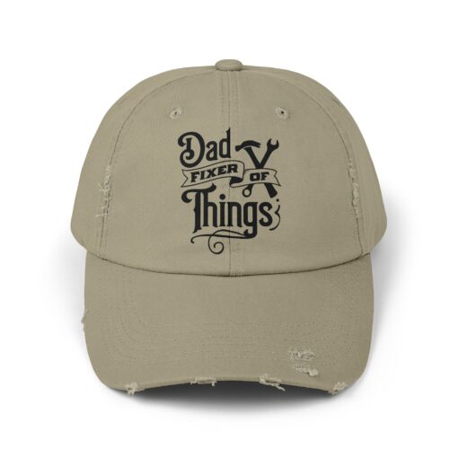 Dad Fixer of Things Distressed Cap/hat - Image 13