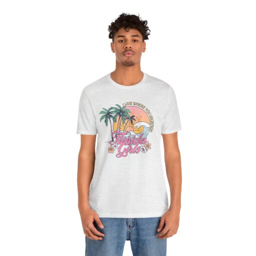 Florida Girls Palm Trees Graphic Tee - Image 70