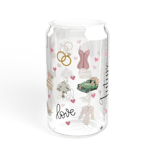 Personalized Bridal Sipper Glass - Image 6