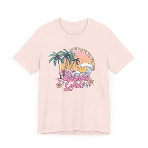 Florida Girls Palm Trees Graphic Tee - Image 32