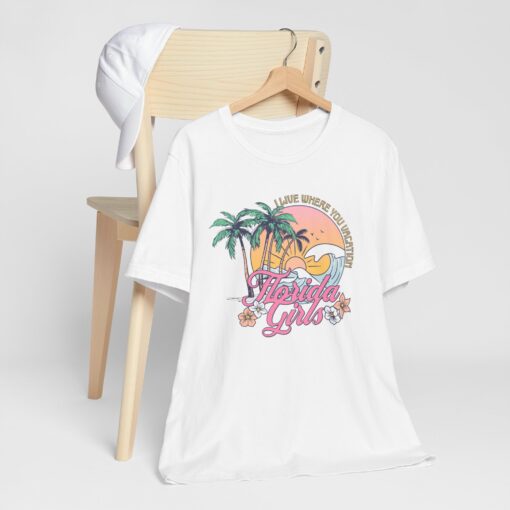 Florida Girls Palm Trees Graphic Tee - Image 8