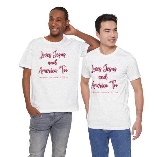 Loves Jesus & America Tee - Image 86