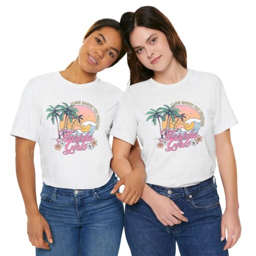 Florida Girls Palm Trees Graphic Tee - Image 84