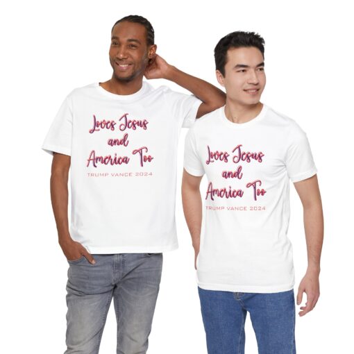 Loves Jesus & America Tee - Image 57