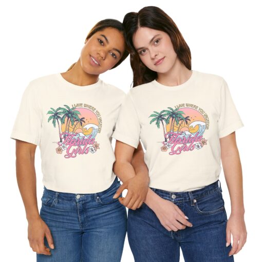 Florida Girls Palm Trees Graphic Tee - Image 113