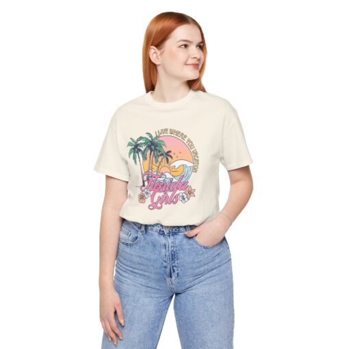 Florida Girls Palm Trees Graphic Tee - Image 105