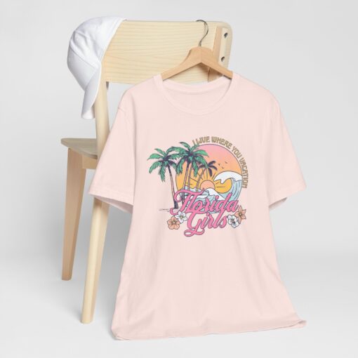 Florida Girls Palm Trees Graphic Tee - Image 37