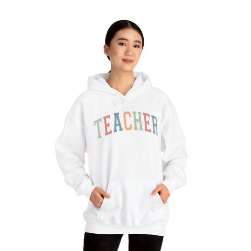 Varsity Teacher Hooded Sweatshirt - Image 19