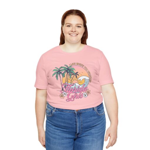 Florida Girls Palm Trees Graphic Tee - Image 247