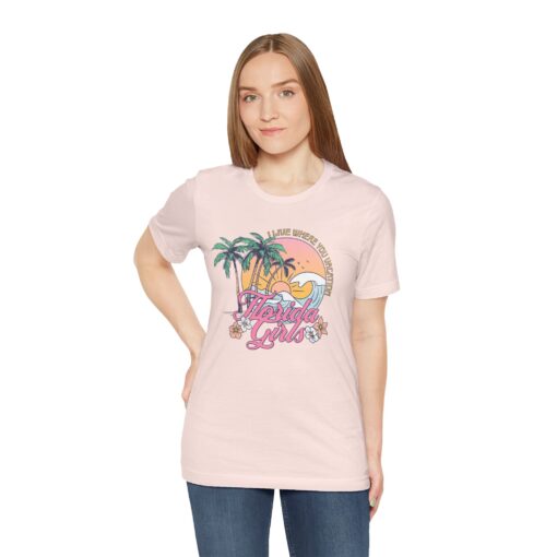 Florida Girls Palm Trees Graphic Tee - Image 42