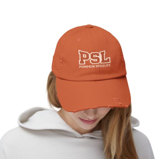 PSL Pumpkin Spice Life Distressed hat - Image 8