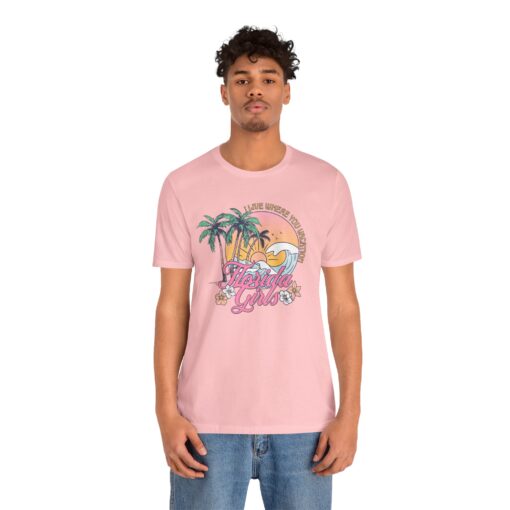 Florida Girls Palm Trees Graphic Tee - Image 244