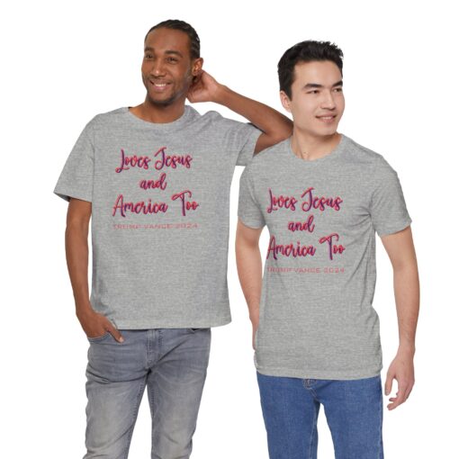 Loves Jesus & America Tee - Image 28