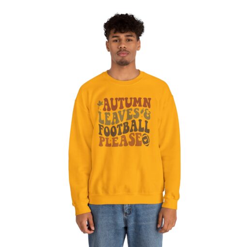 Fall Leaves & Football Sweatshirt - Image 49