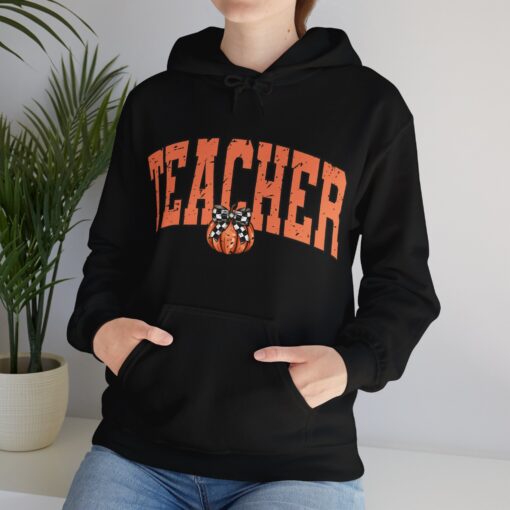 Varsity Teacher Hooded Sweatshirt - Image 13