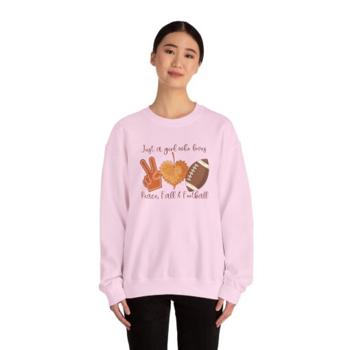 Peace Fall & Football Sweatshirt - Image 4