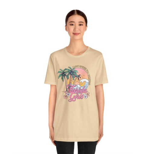 Florida Girls Palm Trees Graphic Tee - Image 127