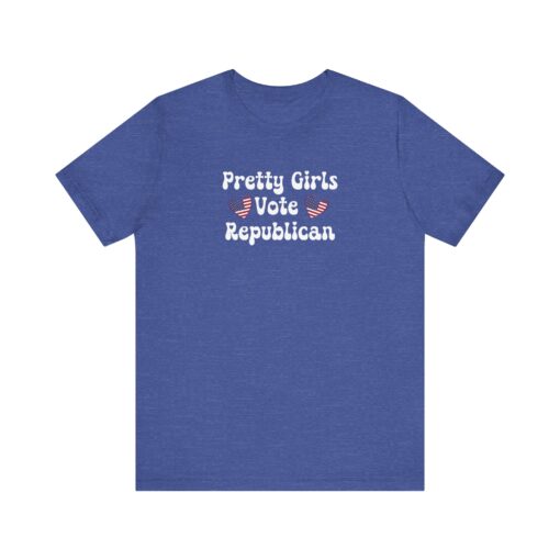 Pretty Girls Vote Republican Tee - Image 55