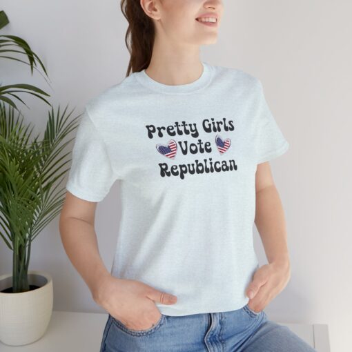 Pretty Girls Vote Republican Tee - Image 41