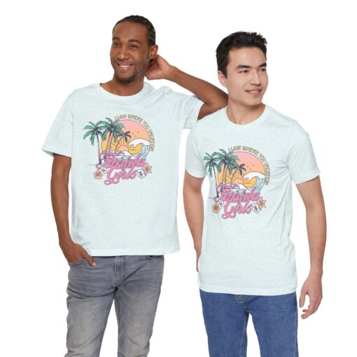 Florida Girls Palm Trees Graphic Tee - Image 202