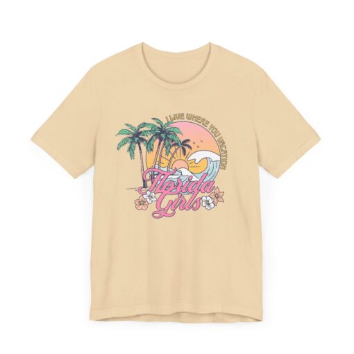 Florida Girls Palm Trees Graphic Tee - Image 119