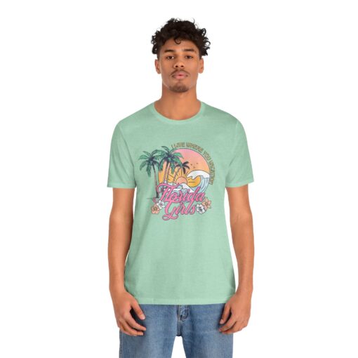 Florida Girls Palm Trees Graphic Tee - Image 157