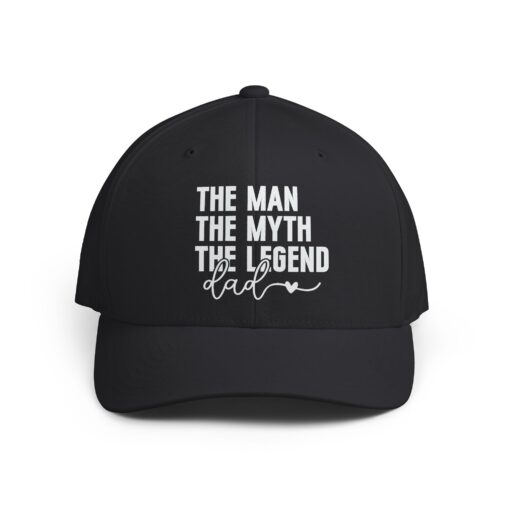 Dad man, myth, legend fitted hat