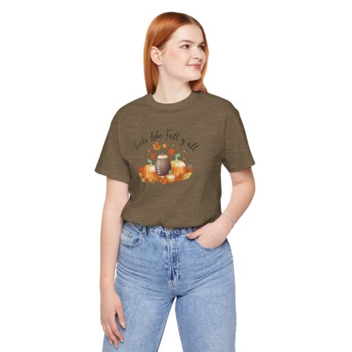 Feels Like Fall Y'all T-Shirt - Image 221