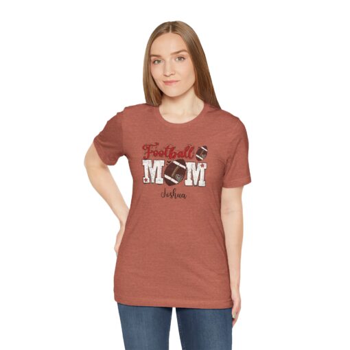 Custom football Mom t shirt - Image 100