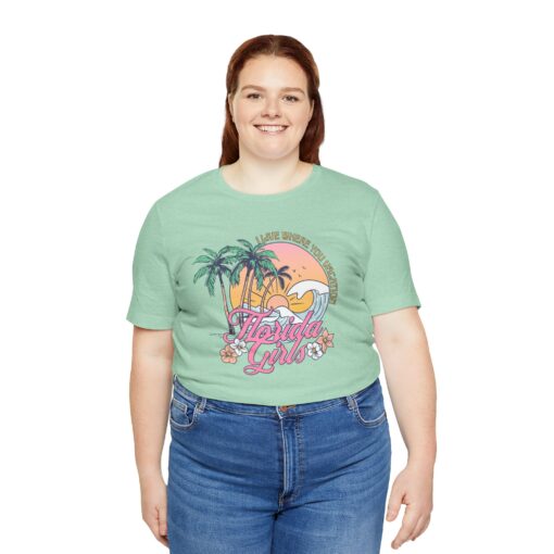 Florida Girls Palm Trees Graphic Tee - Image 160