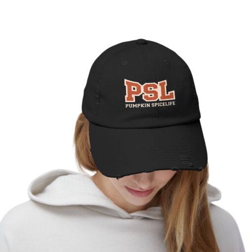 PSL Pumpkin Spice Life Distressed hat - Image 4