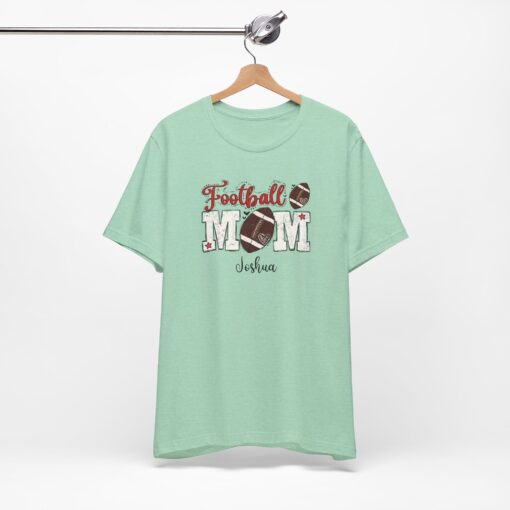 Custom football Mom t shirt - Image 297