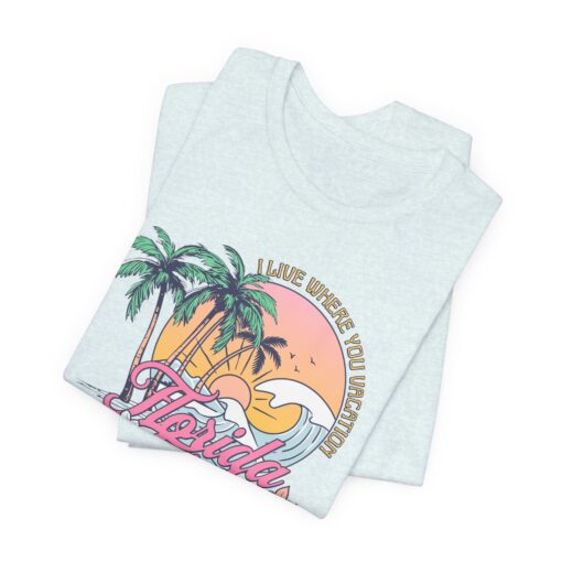 Florida Girls Palm Trees Graphic Tee - Image 179