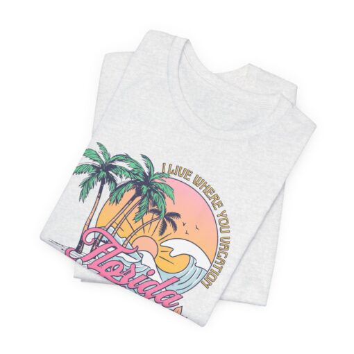 Florida Girls Palm Trees Graphic Tee - Image 63